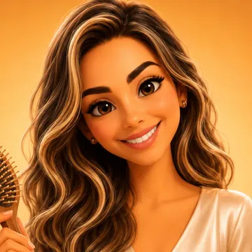 A especialista de cabelo